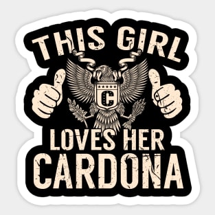 CARDONA Sticker